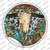 Cow Skull Mixed Print Wholesale Novelty Circle Sticker Decal