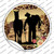Cowboy With Horse Silhouette Wholesale Novelty Circle Sticker Decal