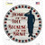 Salute Home Because Of Brave Wholesale Novelty Circle Sticker Decal