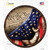 Constitution American Flag Wholesale Novelty Circle Sticker Decal