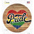 Pride Heart On Wood Wholesale Novelty Circle Sticker Decal