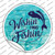Wishin I Was Fishin Water Background Wholesale Novelty Circle Sticker Decal