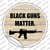 Black Guns Matter Wholesale Novelty Circle Sticker Decal