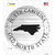 North Carolina Old North State Wholesale Novelty Circle Sticker Decal