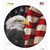 Bald Eagle American Flag Wholesale Novelty Circle Sticker Decal