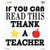 Thank A Teacher Wholesale Novelty Square Sticker Decal