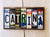 Personalized Custom Name Cut License Plate Strip Wholesale Wood Sign