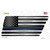 Thin Blue Line American Flag Novelty Metal Tennessee License Plate Tag