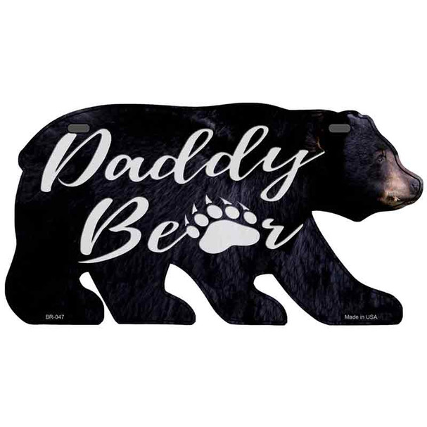 Daddy Paw Wholesale Novelty Metal Bear Tag