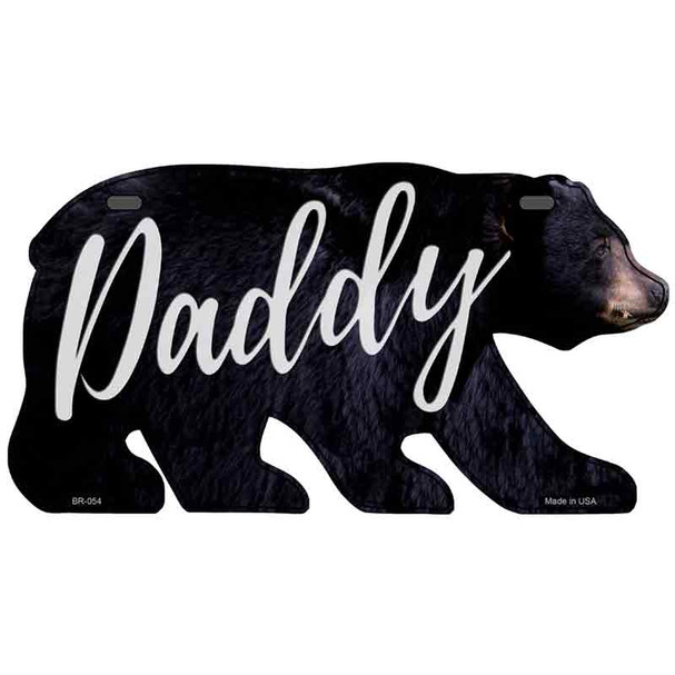 Daddy Wholesale Novelty Metal Bear Tag