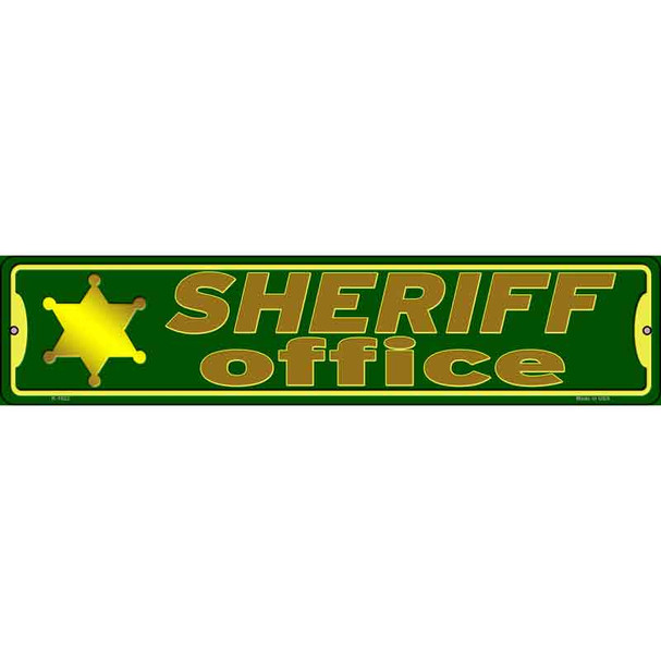 Sheriff Office Wholesale Novelty Metal Street Sign