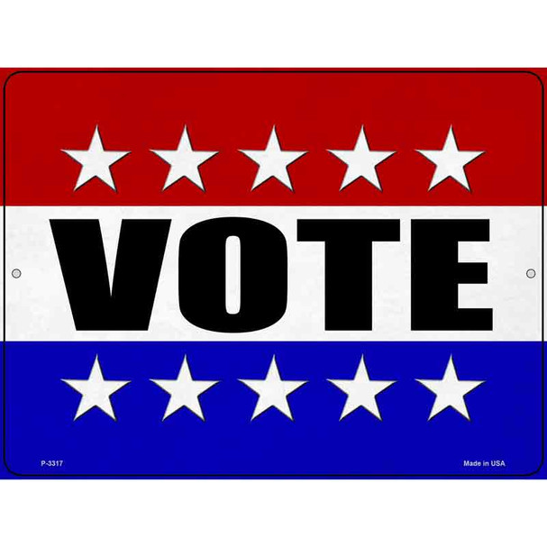 Vote Wholesale Novelty Metal Parking Sign