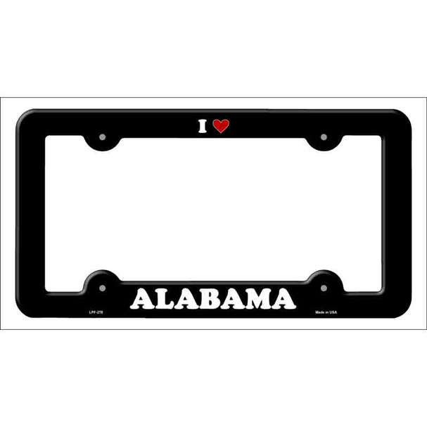 Love Alabama Wholesale Novelty Metal License Plate Frame