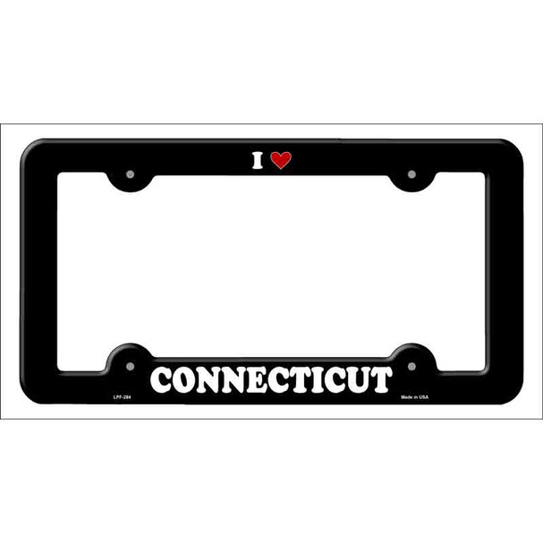 Love Connecticut Wholesale Novelty Metal License Plate Frame