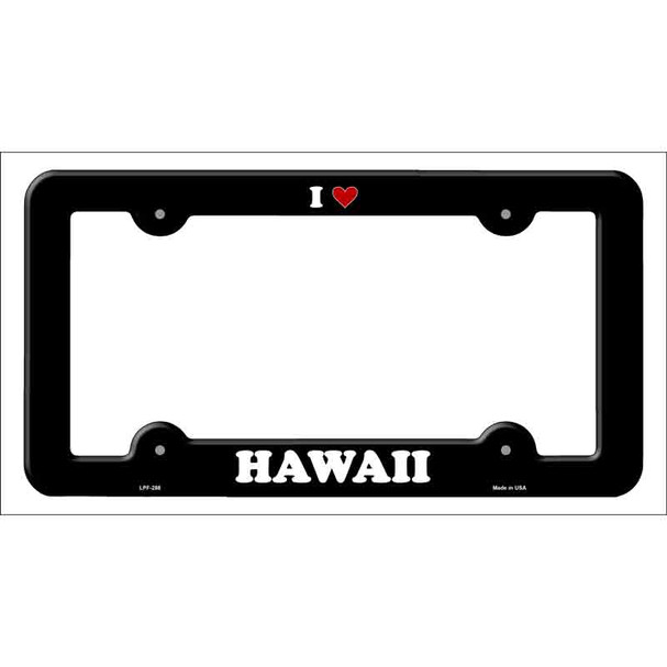 Love Hawaii Wholesale Novelty Metal License Plate Frame