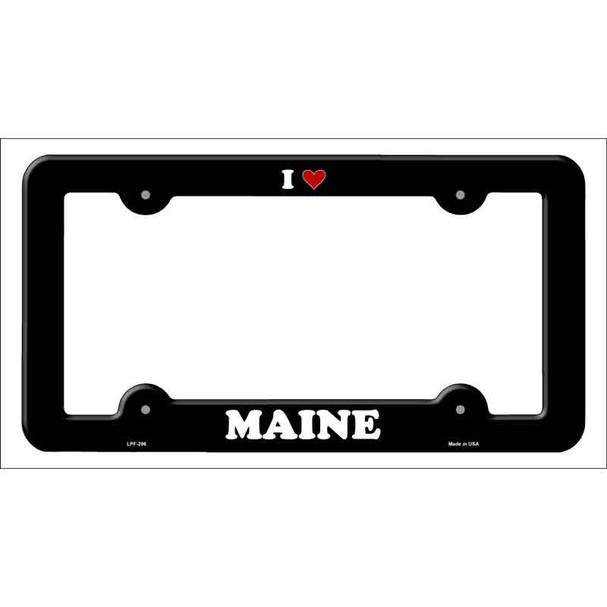 Love Maine Wholesale Novelty Metal License Plate Frame