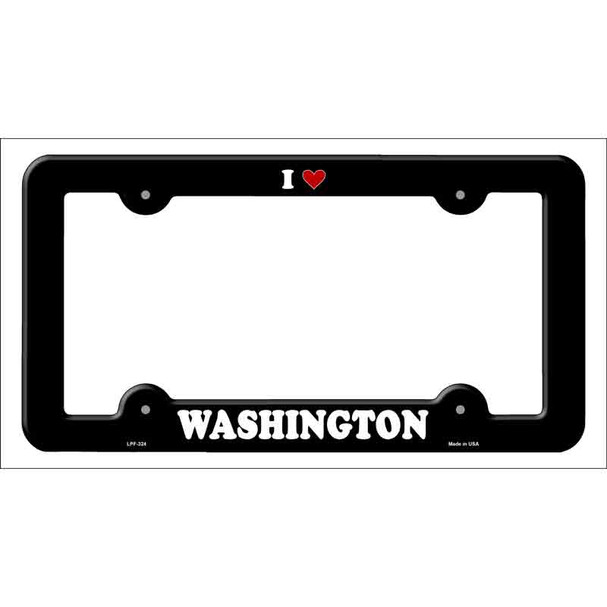 Love Washington Wholesale Novelty Metal License Plate Frame