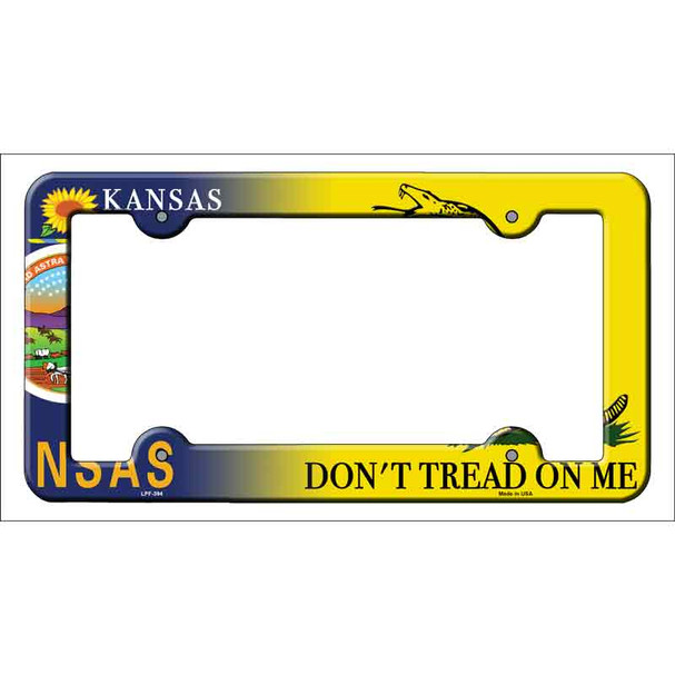 Kansas|Dont Tread Wholesale Novelty Metal License Plate Frame