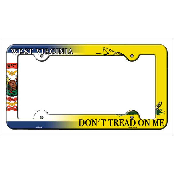 West Virginia|Dont Tread Wholesale Novelty Metal License Plate Frame