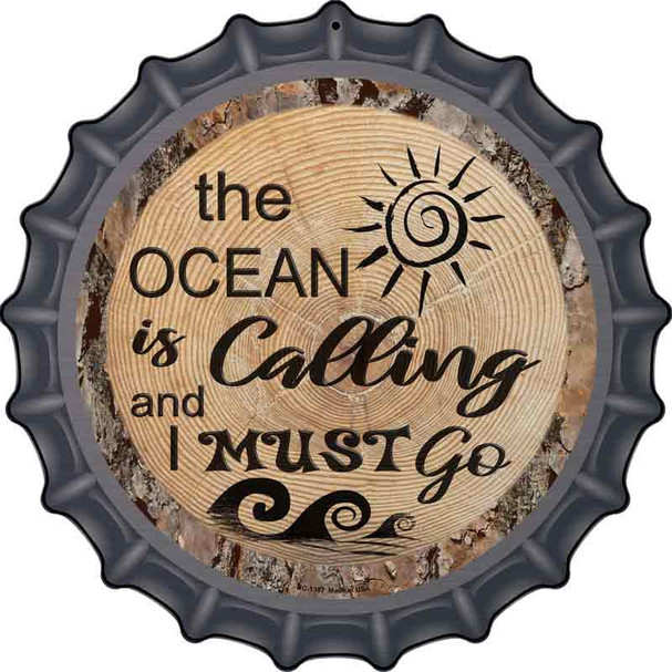 Ocean Is Calling Wholesale Novelty Metal Bottle Cap Sign