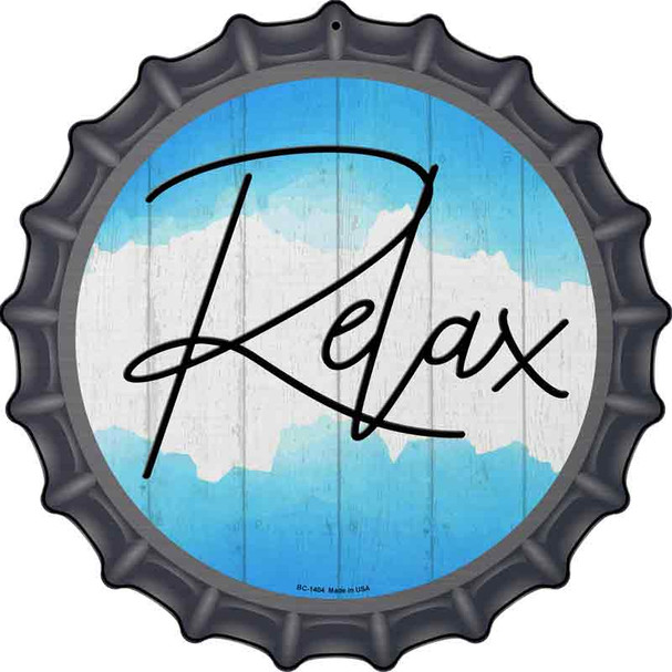 Relax Wholesale Novelty Metal Bottle Cap Sign