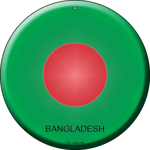 Bangladesh Country Wholesale Novelty Metal Circular Sign
