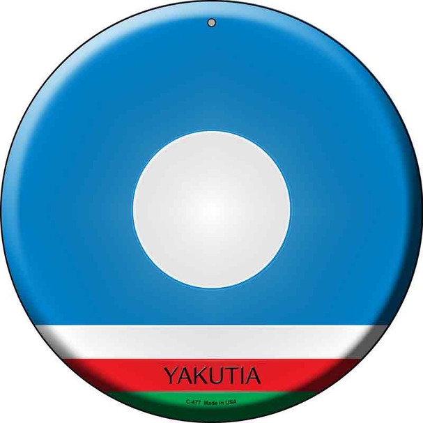 Yakutia Country Wholesale Novelty Metal Circular Sign