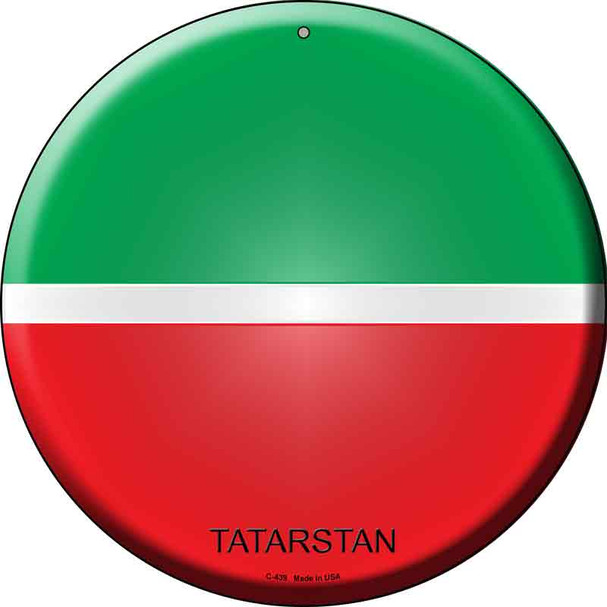 Tatarstan Country Wholesale Novelty Metal Circular Sign