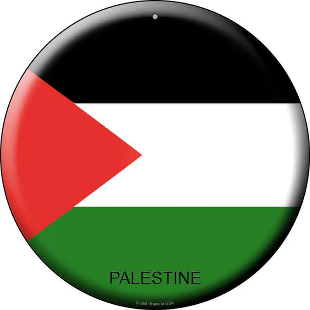 Palestine Country Wholesale Novelty Metal Circular Sign