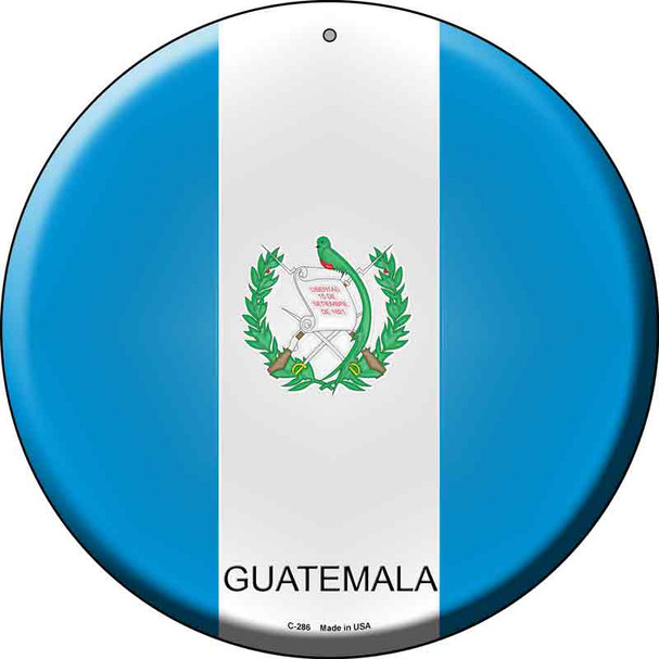 Guatemala Country Wholesale Novelty Metal Circular Sign