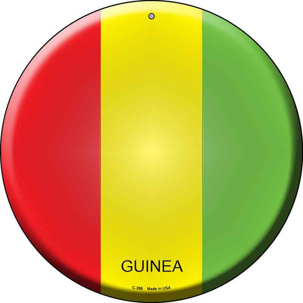 Guinea Country Wholesale Novelty Metal Circular Sign