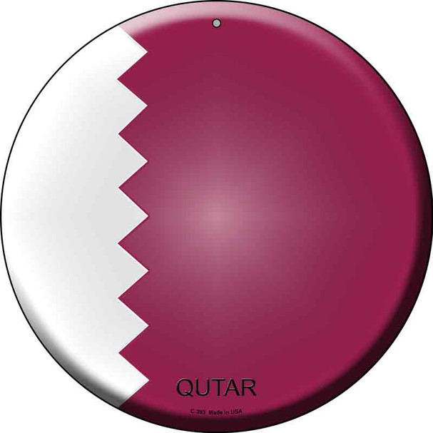 Qutar Country Wholesale Novelty Metal Circular Sign
