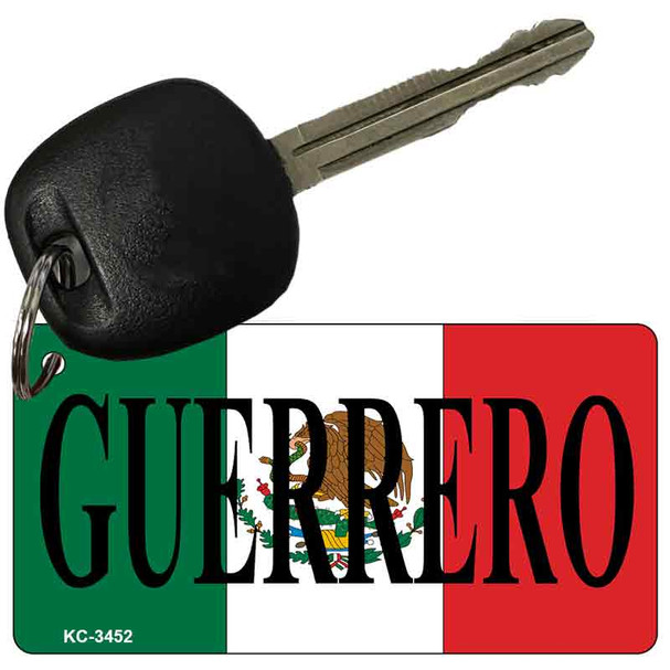 Guerrero On Flag Wholesale Novelty Key Chain