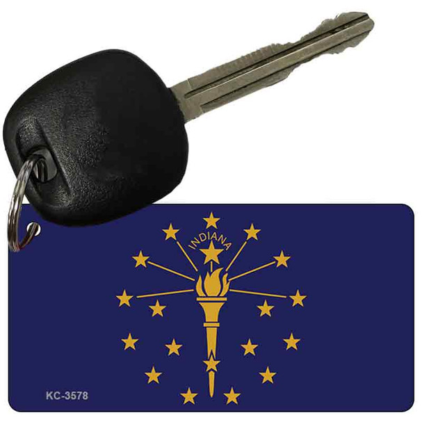 Indiana State Flag Wholesale Novelty Key Chain