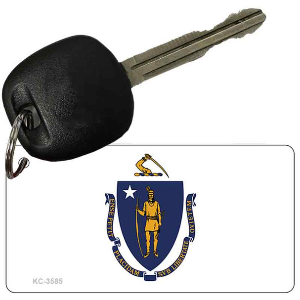 Massachusetts State Flag Wholesale Novelty Key Chain