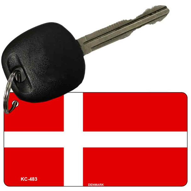 Denmark Flag Wholesale Novelty Key Chain