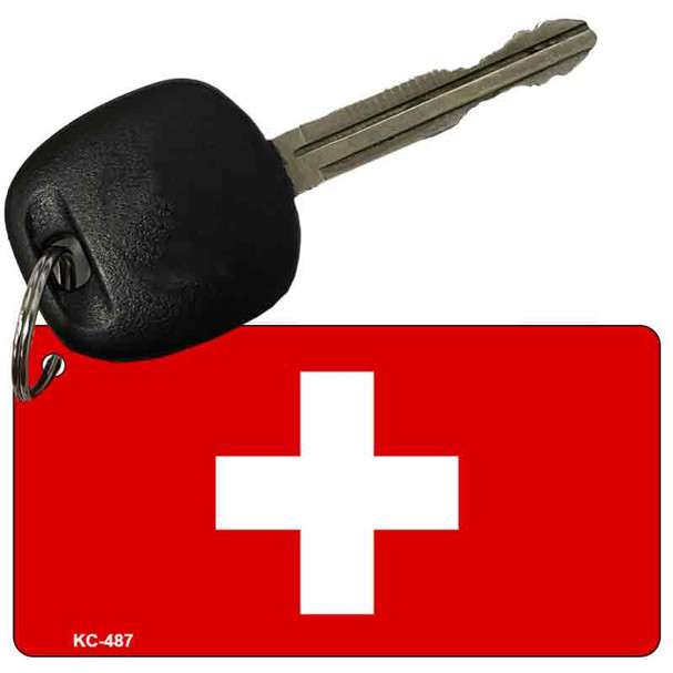 Switzerland Flag Wholesale Novelty Key Chain