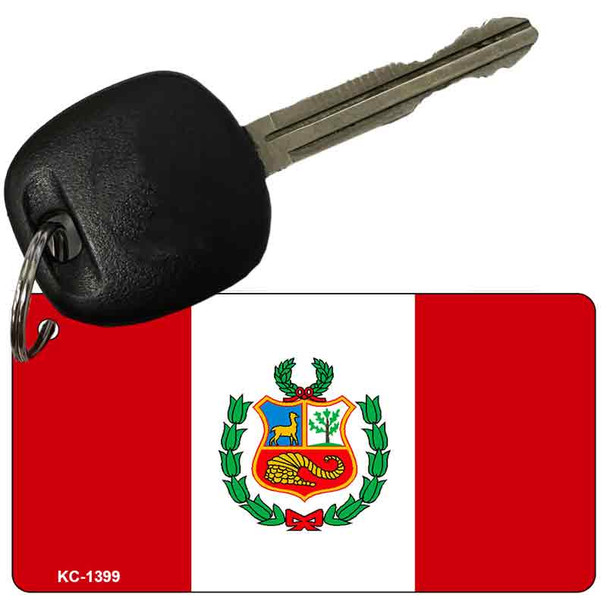 Peru Flag Wholesale Novelty Key Chain