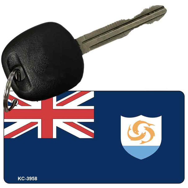 Anguilla Flag Wholesale Novelty Key Chain
