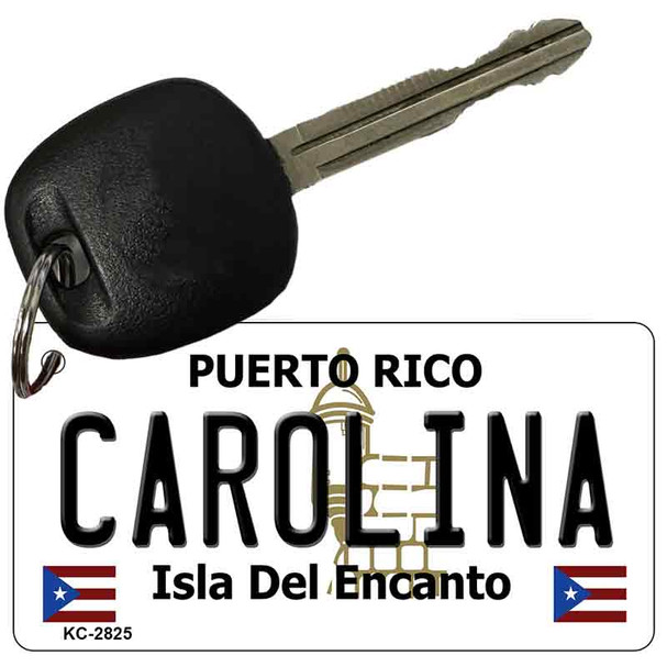 Carolina Puerto Rico Flag Wholesale Novelty Key Chain