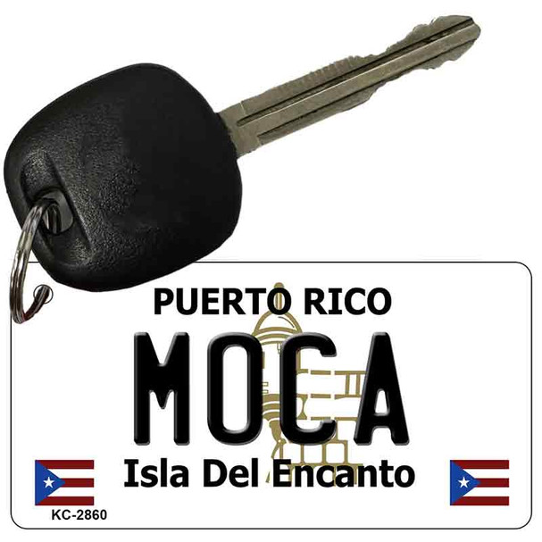 Moca Puerto Rico Flag Wholesale Novelty Key Chain