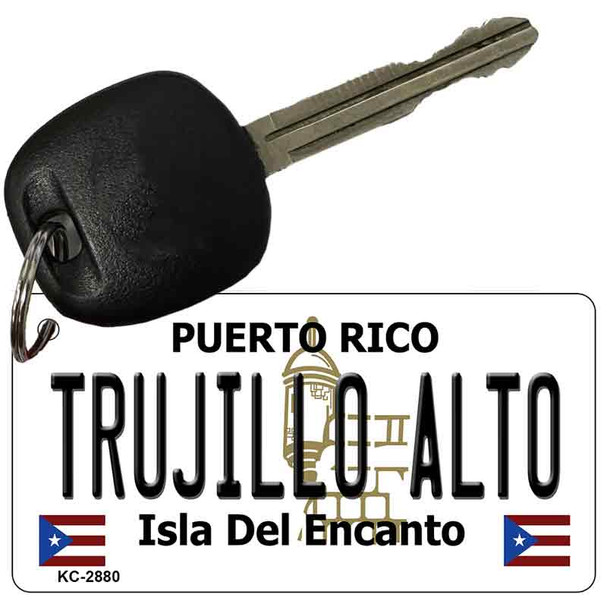 Trujillo Alto Puerto Rico Flag Wholesale Novelty Key Chain
