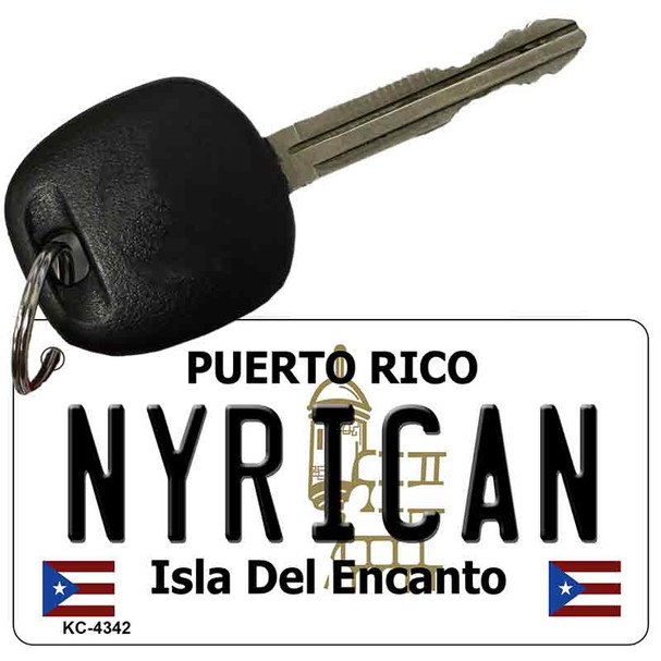 Nyrican Puerto Rico Flag Wholesale Novelty Key Chain