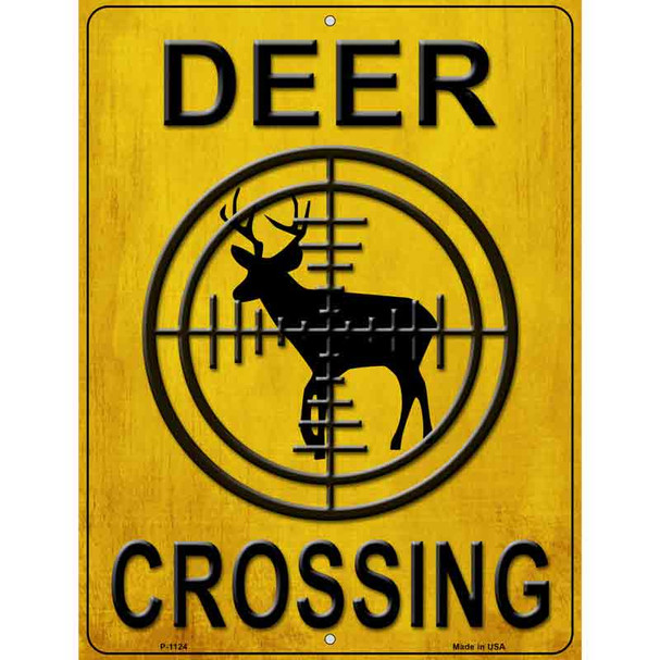 Deer Crossing Wholesale Metal Novelty Parking Sign