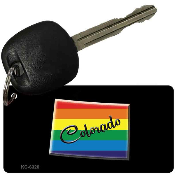 Colorado Rainbow State Wholesale Novelty Key Chain