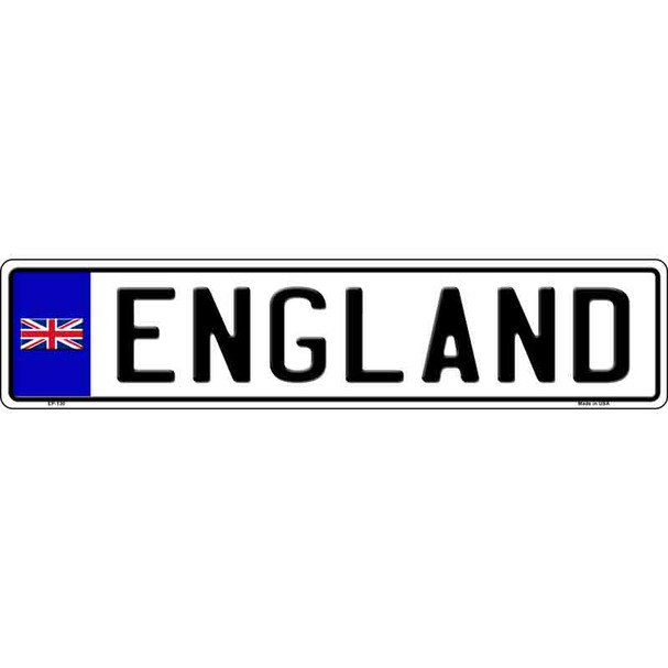 England Wholesale Novelty Metal European License Plate