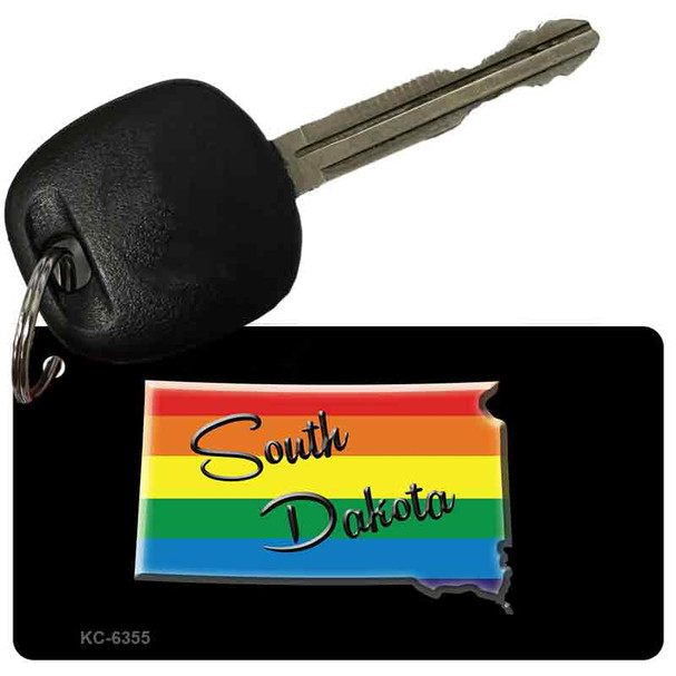 South Dakota Rainbow State Wholesale Novelty Key Chain