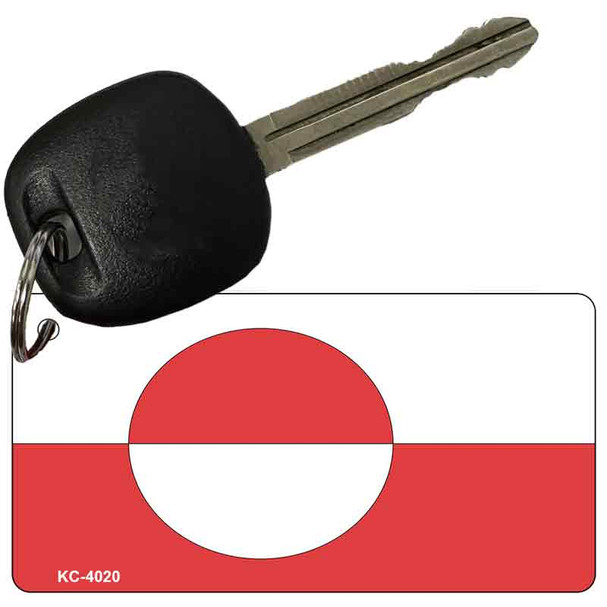 Greenland Flag Wholesale Novelty Key Chain