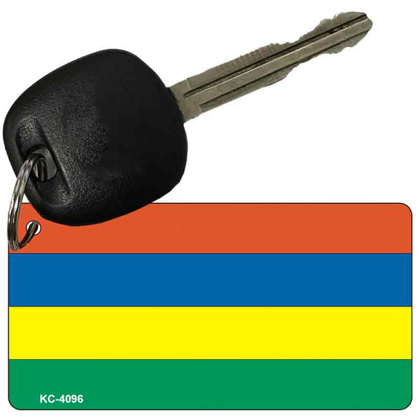 Mauritius Flag Wholesale Novelty Key Chain