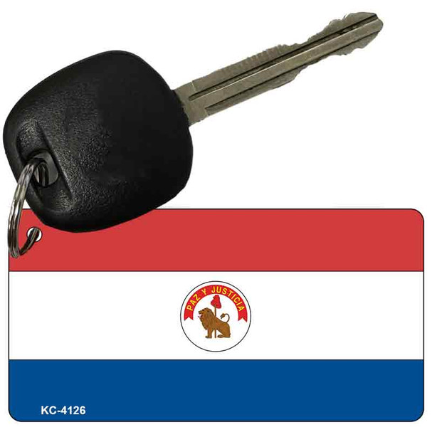 Paraguay-REV Flag Wholesale Novelty Key Chain